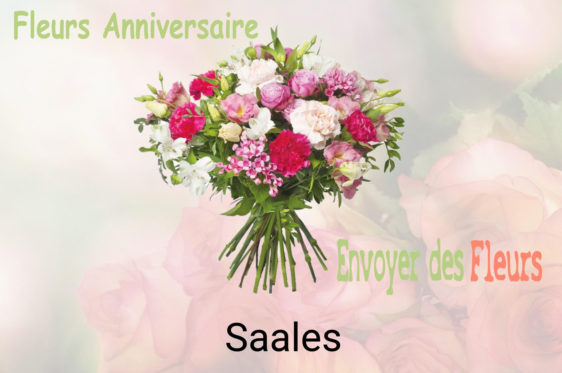 Bouquet de fleurs d’anniversaire livré à Saales